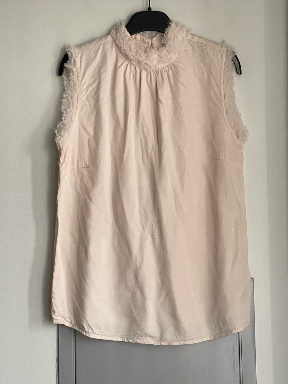 CREAM CRJulis Top - Blush Mockneck Sleeveless